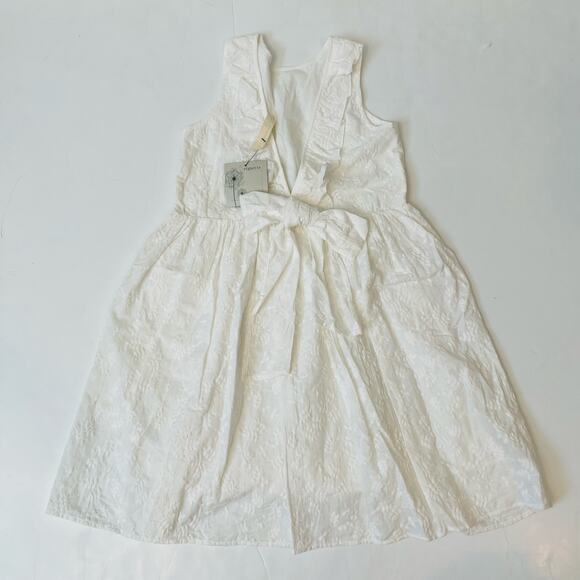 NWT Vignette 14Y Ivory Jewel Dress - Picture 5 of 7